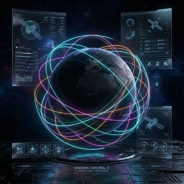 Satellite Follow: Orbital Mission Console